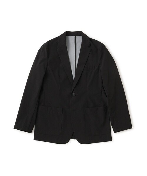 JUN STANDARD PICKS（ジュンスタンダードピックス）の「スリーレイヤードファブリックジャケット/セットアップ対応/防水/防湿/防花粉/静電気/UVカット/ストレッチ（テーラードジャケット・メンズ・イエロー系その他3/ブラック・L/S/LL/M）」の4枚目の写真