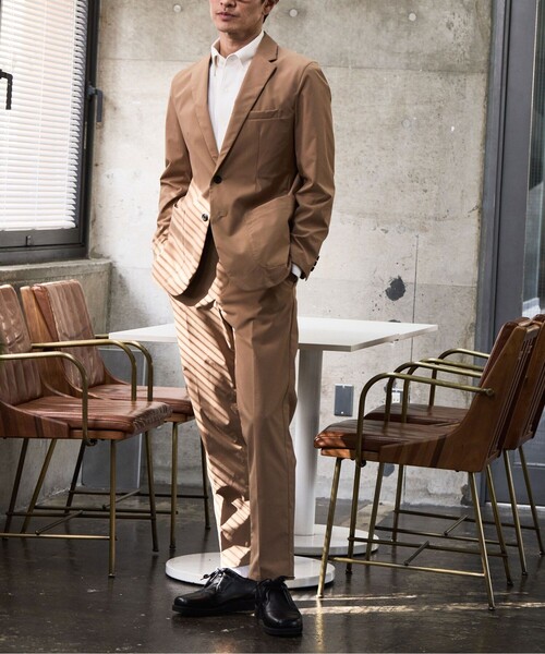 JUN STANDARD PICKS（ジュンスタンダードピックス）の「スリーレイヤードファブリックジャケット/セットアップ対応/防水/防湿/防花粉/静電気/UVカット/ストレッチ（テーラードジャケット・メンズ・イエロー系その他3/ブラック・L/S/LL/M）」の7枚目の写真