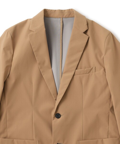 JUN STANDARD PICKS（ジュンスタンダードピックス）の「スリーレイヤードファブリックジャケット/セットアップ対応/防水/防湿/防花粉/静電気/UVカット/ストレッチ（テーラードジャケット・メンズ・イエロー系その他3/ブラック・L/S/LL/M）」の16枚目の写真