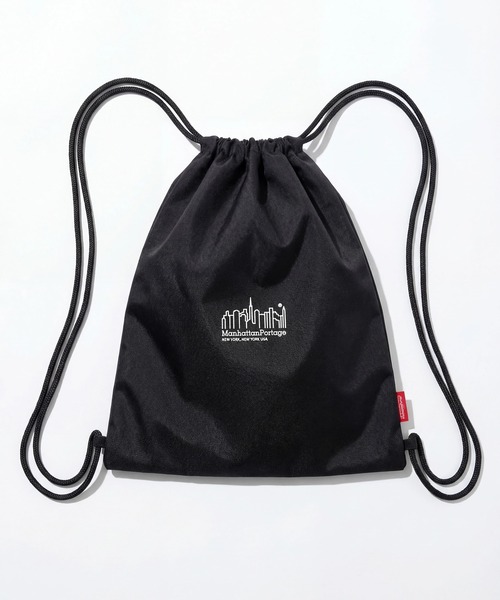 Manhattan Portage(マンハッタンポーテージ)の「【Manhattan Portage】CITY ACTIVE SET UP & KNAPSACK ≪CassetteChart別注≫ シティーアクティブセットアップ ナップサック付/ UVカット/ラッシュガード/マンハッタンポーテージ/3点セット サッカー日本代表 W杯 観戦 ユニフォームの代わりにも(Tシャツ/カットソー・レディース・ブラック/ホワイト・S/L/M)」の9枚目の写真