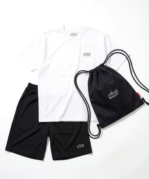 Manhattan Portage(マンハッタンポーテージ)の「【Manhattan Portage】CITY ACTIVE SET UP & KNAPSACK ≪CassetteChart別注≫ シティーアクティブセットアップ ナップサック付/ UVカット/ラッシュガード/マンハッタンポーテージ/3点セット サッカー日本代表 W杯 観戦 ユニフォームの代わりにも(Tシャツ/カットソー・レディース・ブラック/ホワイト・S/L/M)」の21枚目の写真