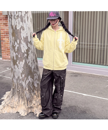 [UNISEX]SIM CROSS ジップアップパーカー_4カラー