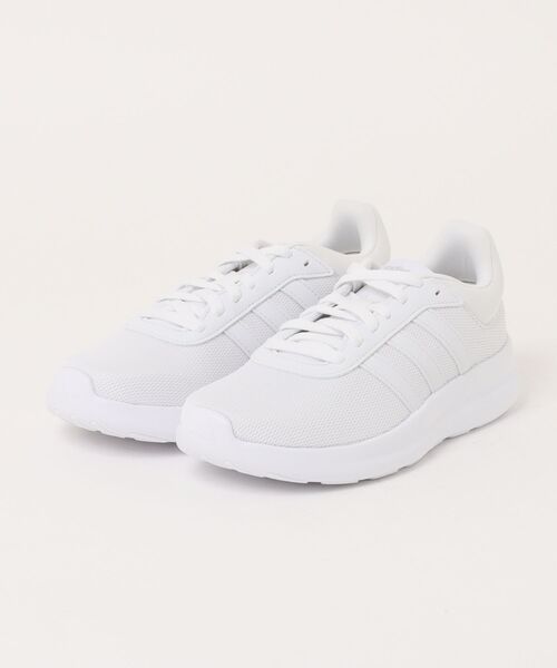 adidas(アディダス)の「《adidas》LITERACER4.0W(スニーカー・レディース・ブラック系その他/グレー×ホワイト/ホワイト×ホワイト・25.0cm/24.5cm/24.0cm/23.5cm/23.0cm/22.5cm)」の1枚目の写真