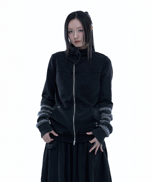 ROUGHNECK(ラフネック)の「ケーブルニットトラックジャケット(その他アウター・レディース・その他・SMALL/MEDIUM)」の1枚目の写真