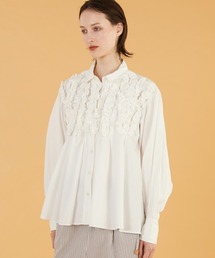 crinkle crinkle crinkle | 【crinkle crinkle crinkle】front frill shirts/フロントフリルシャツ(シャツ/ブラウス)