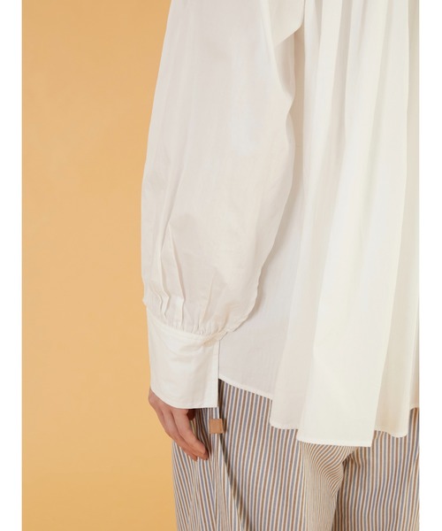 crinkle crinkle crinkle(クリンクルクリンクルクリンクル)の「【crinkle crinkle crinkle】front frill shirts/フロントフリルシャツ(シャツ/ブラウス・レディース・ホワイト/ブルー・FREE)」の17枚目の写真