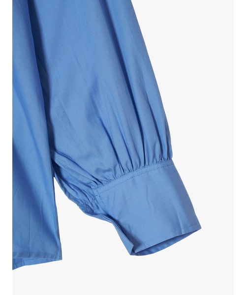 crinkle crinkle crinkle(クリンクルクリンクルクリンクル)の「【crinkle crinkle crinkle】front frill shirts/フロントフリルシャツ(シャツ/ブラウス・レディース・ホワイト/ブルー・FREE)」の11枚目の写真