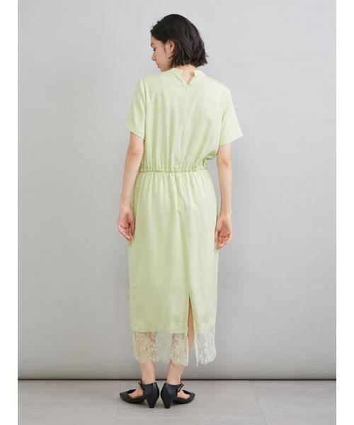 Mila Owen(ミラオーウェン)の「ヘムレースワンピース(ワンピース・レディース・ブラック/ライム/ネイビー・0/1)」の11枚目の写真