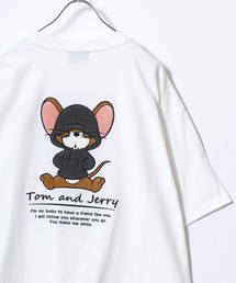 MARUKAWA（マルカワ）の「2026SS Tom and Jerry/トムとジェリー オーバーサイズ ワンポイント サガラ刺繍 半袖Tシャツ レディース メンズ（Tシャツ/カットソー）」