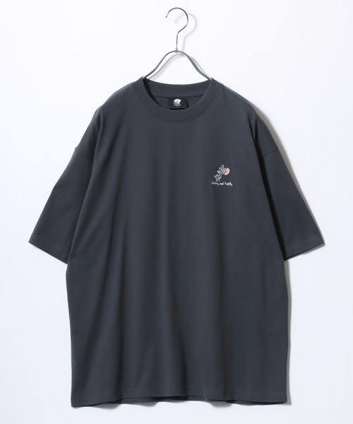 Tom＆Jerry（トムアンドジェリー）の「2026SS Tom and Jerry/トムとジェリー オーバーサイズ ワンポイント サガラ刺繍 半袖Tシャツ レディース メンズ（Tシャツ/カットソー・レディース・スミクロ/ベージュ/ブルー系その他/サックスブルー/ホワイト系その他/ブラック系その他2/ブラック系その他/ホワイト系その他2/ホワイト系その他4/ブラック系その他3/ホワイト系その他3/ネイビー/ブルー系その他2/ホワイト/ブラック系その他4/アッシュグレー・LL/L/M）」の19枚目の写真