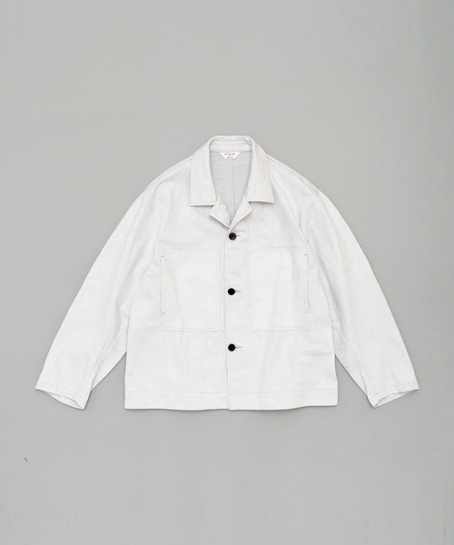 STILL BY HAND（スティルバイハンド）の「【STILL BY HAND】11.5oz denim jacket（デニムジャケット・メンズ・ダークネイビー/ホワイト・48/46）」の2枚目の写真