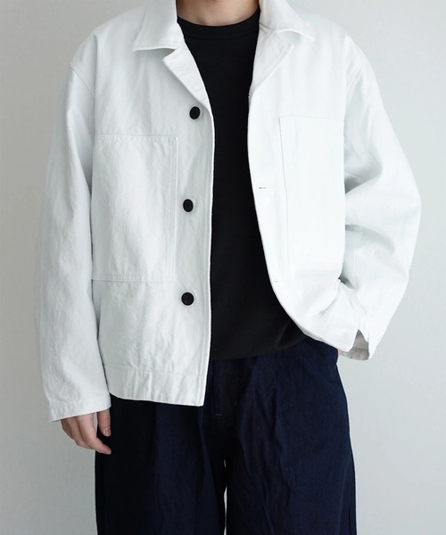 STILL BY HAND（スティルバイハンド）の「【STILL BY HAND】11.5oz denim jacket（デニムジャケット・メンズ・ダークネイビー/ホワイト・48/46）」の5枚目の写真