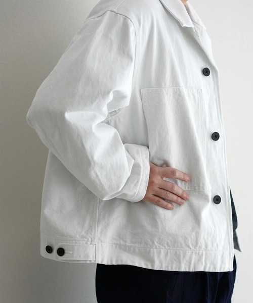 STILL BY HAND（スティルバイハンド）の「【STILL BY HAND】11.5oz denim jacket（デニムジャケット・メンズ・ダークネイビー/ホワイト・48/46）」の7枚目の写真