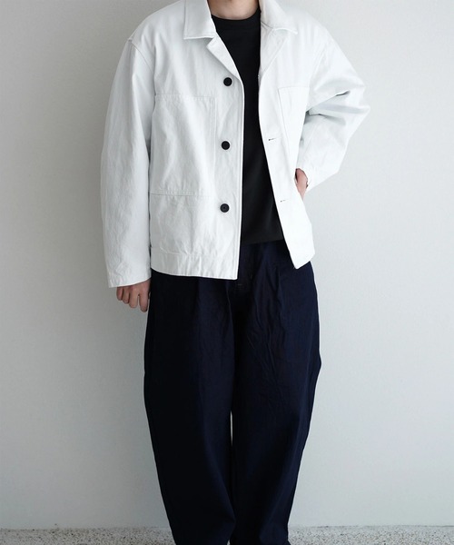 STILL BY HAND（スティルバイハンド）の「【STILL BY HAND】11.5oz denim jacket（デニムジャケット・メンズ・ダークネイビー/ホワイト・48/46）」の3枚目の写真