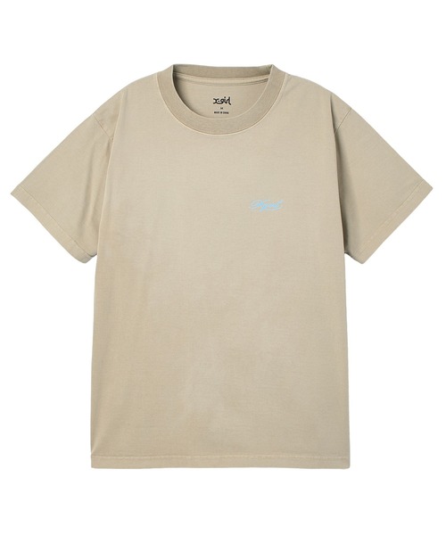 X-girl（エックスガール）の「FADED LOGO AND NUMBER S/S TEE（Tシャツ/カットソー・レディース・ブラック/オリーブ/ベージュ・S/M/L）」の4枚目の写真