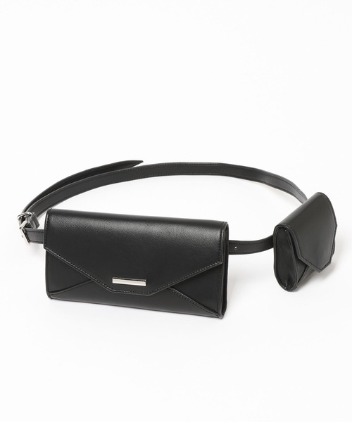 HARE（ハレ）の「ウエストベルトバッグ(HARE)（ボディバッグ/ウエストポーチ・レディース・ブラック・FREE）」の7枚目の写真