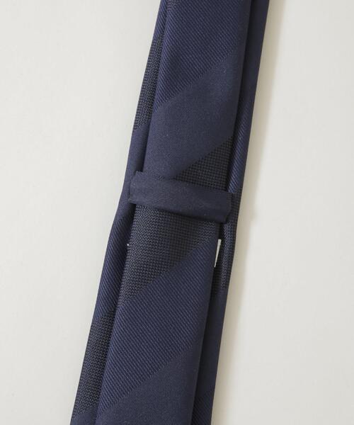NANO universe（ナノユニバース）の「京都西陣ウォッシャブルシャドーストライプネクタイ（ネクタイ・メンズ・ブラウン/ネイビー・F）」の11枚目の写真