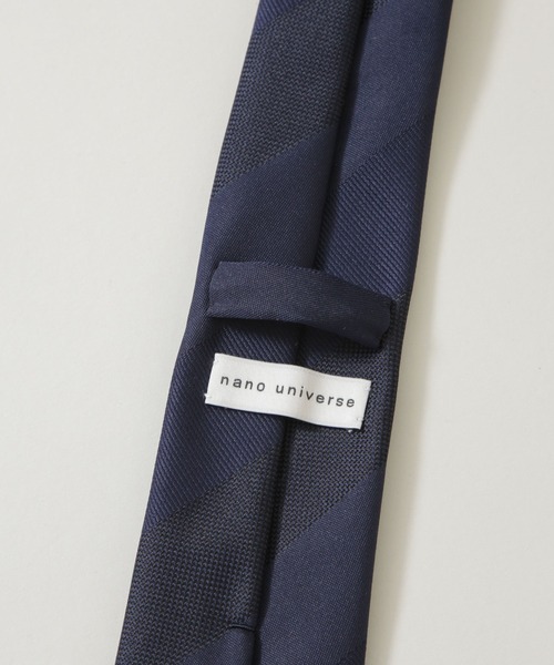 NANO universe（ナノユニバース）の「京都西陣ウォッシャブルシャドーストライプネクタイ（ネクタイ・メンズ・ブラウン/ネイビー・F）」の7枚目の写真
