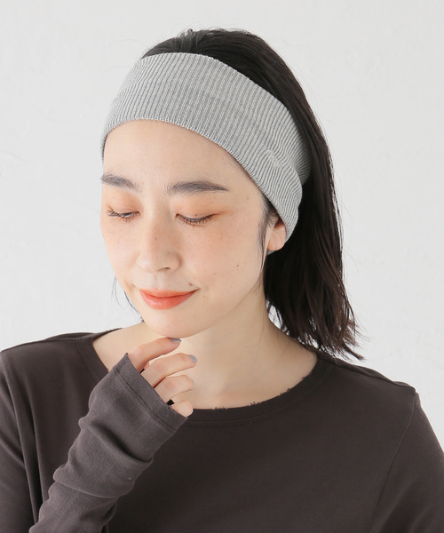 COOME（コーメ）の「【COOME/コーメ】 STRETCH COZY HEAD BAND（その他小物・レディース・チャコールグレー・FREE）」の7枚目の写真