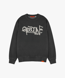 GEECOON（ジークーン）の「タイガーJK ヴィンテージピグメントダイングスウェットシャツ GJK258-111 チャコール（スウェット）」