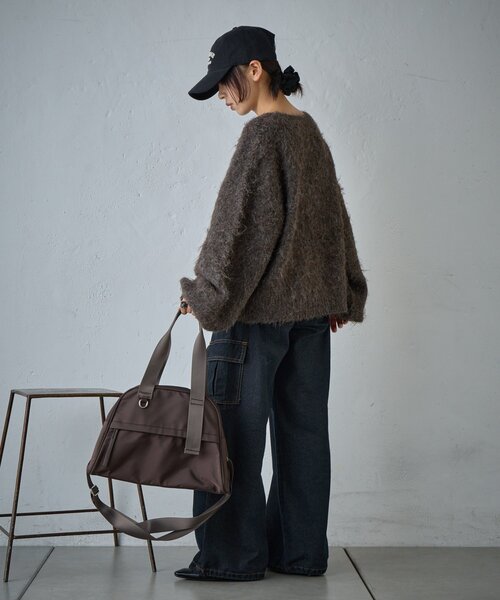 goocy(グーシー)の「アドルフ2WAYボストンバッグ(トートバッグ・レディース・ブラック/ブラウン・FREE)」の10枚目の写真