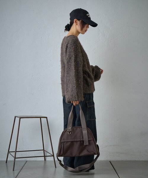 goocy(グーシー)の「アドルフ2WAYボストンバッグ(トートバッグ・レディース・ブラック/ブラウン・FREE)」の12枚目の写真