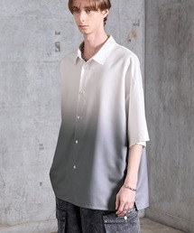 SERACE（セラス）の「【SERACE】Loose drape gradation short sleeve shirt / ルーズドレープグラデーション半袖シャツ/ 接触冷感（シャツ/ブラウス）」