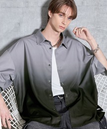 SERACE（セラス）の「【SERACE】Loose drape gradation short sleeve shirt / ルーズドレープグラデーション半袖シャツ/ 接触冷感（シャツ/ブラウス）」