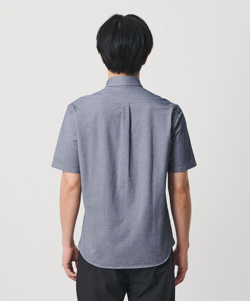 BEAUTY&YOUTH UNITED ARROWS(ビューティーアンドユースユナイテッドアローズ)の「クイック ストレッチ シャンブレー ボタンダウン 半袖シャツ SLIM型 吸水速乾機能付き(シャツ/ブラウス・メンズ・ネイビー/ロイヤルブルー/コバルトブルー/ホワイト・XS/S/M/L/XL)」の13枚目の写真