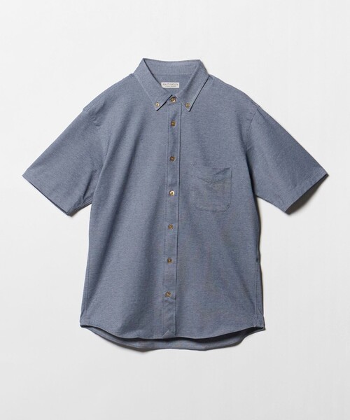 BEAUTY&YOUTH UNITED ARROWS(ビューティーアンドユースユナイテッドアローズ)の「クイック ストレッチ シャンブレー ボタンダウン 半袖シャツ SLIM型 吸水速乾機能付き(シャツ/ブラウス・メンズ・ネイビー/ロイヤルブルー/コバルトブルー/ホワイト・XS/S/M/L/XL)」の14枚目の写真