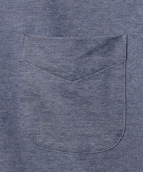 BEAUTY&YOUTH UNITED ARROWS(ビューティーアンドユースユナイテッドアローズ)の「クイック ストレッチ シャンブレー ボタンダウン 半袖シャツ SLIM型 吸水速乾機能付き(シャツ/ブラウス・メンズ・ネイビー/ロイヤルブルー/コバルトブルー/ホワイト・XS/S/M/L/XL)」の18枚目の写真
