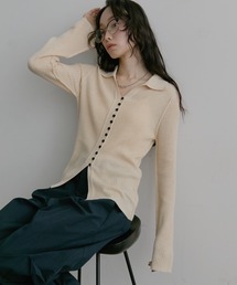 スキッパ―ミックスポロニット