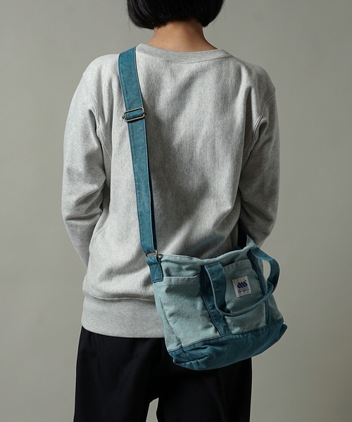 MADDEN（メデン）の「【MADDEN】12oz キャンバス 2WAY ショルダー トートバッグ MDPM-06（ショルダーバッグ・メンズ・ブラック×グレー/キナリ/サックスブルー/ピンク・ONE SIZE）」の9枚目の写真