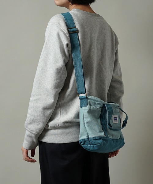 MADDEN（メデン）の「【MADDEN】12oz キャンバス 2WAY ショルダー トートバッグ MDPM-06（ショルダーバッグ・メンズ・ブラック×グレー/キナリ/サックスブルー/ピンク・ONE SIZE）」の10枚目の写真