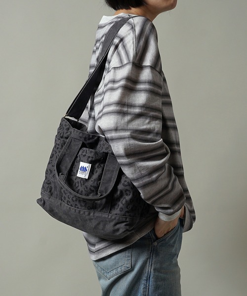 MADDEN（メデン）の「【MADDEN】12oz キャンバス 2WAY ショルダー トートバッグ MDPM-06（ショルダーバッグ・メンズ・ブラック×グレー/キナリ/サックスブルー/ピンク・ONE SIZE）」の16枚目の写真