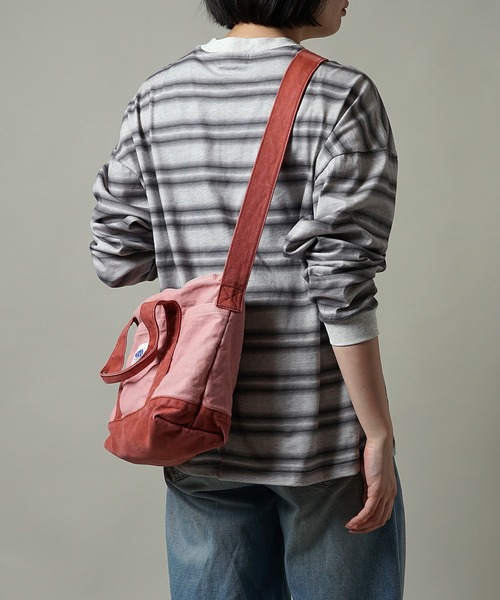 MADDEN（メデン）の「【MADDEN】12oz キャンバス 2WAY ショルダー トートバッグ MDPM-06（ショルダーバッグ・メンズ・ブラック×グレー/キナリ/サックスブルー/ピンク・ONE SIZE）」の12枚目の写真