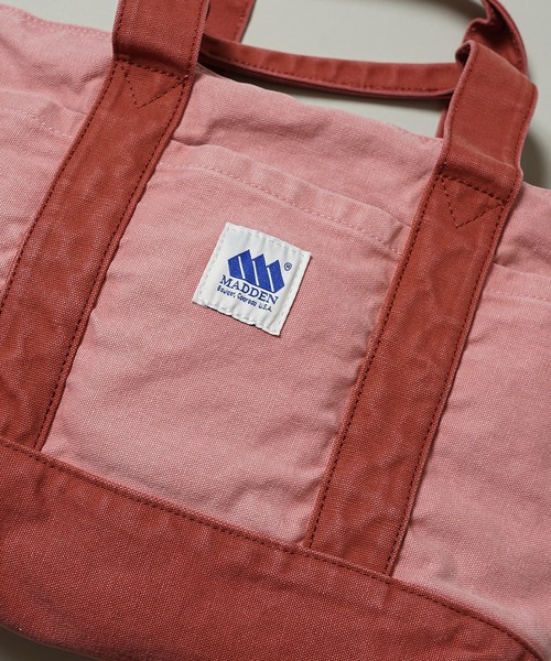 MADDEN（メデン）の「【MADDEN】12oz キャンバス 2WAY ショルダー トートバッグ MDPM-06（ショルダーバッグ・メンズ・ブラック×グレー/キナリ/サックスブルー/ピンク・ONE SIZE）」の22枚目の写真