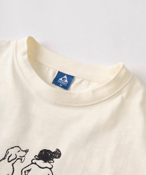 GERRY（ジェリー）の「【70】【GERRY/ジェリー】ビンテージライク フロント＆バックプリント スウェットTシャツ/接触冷感/速乾（Tシャツ/カットソー・メンズ・アイボリー/ブラック/ブラウン・M/L/XL）」の8枚目の写真
