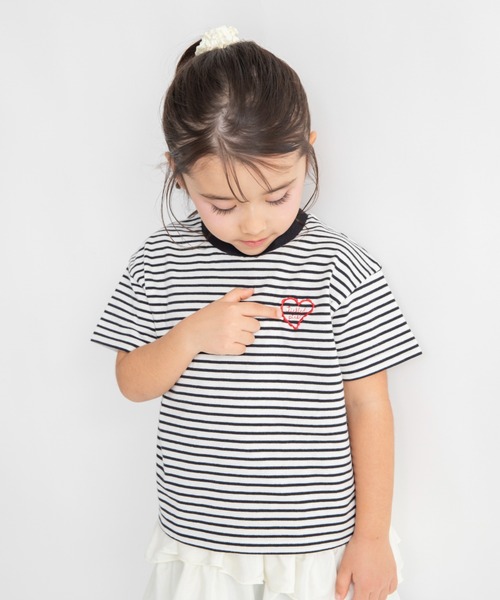 BRANSHES(ブランシェス)の「【プチプラ】アソート半袖Tシャツ(Tシャツ/カットソー・キッズ・オフホワイト/サックスブルー/その他/ブラック・80/100/90/110/120/150/130/140)」の4枚目の写真