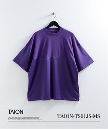 TAION（タイオン）の「【TAION(タイオン)】〈ユニセックス〉ノンダウン ジャパンスペシャル メッシュ切替 Tシャツ（Tシャツ/カットソー）」