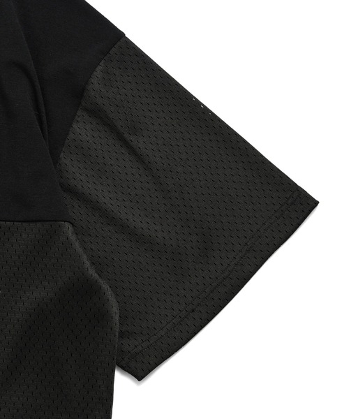 TAION（タイオン）の「【TAION(タイオン)】〈ユニセックス〉ノンダウン ジャパンスペシャル メッシュ切替 Tシャツ（Tシャツ/カットソー・メンズ・ホワイト/チャコールグレー/ブラック/パープル/ネイビー/オリーブ・S/M/L/2XL/XL）」の9枚目の写真