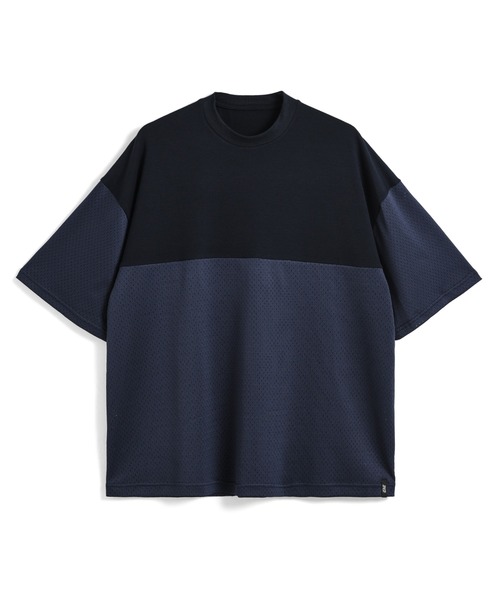 TAION（タイオン）の「【TAION(タイオン)】〈ユニセックス〉ノンダウン ジャパンスペシャル メッシュ切替 Tシャツ（Tシャツ/カットソー・メンズ・ホワイト/チャコールグレー/ブラック/パープル/ネイビー/オリーブ・S/M/L/2XL/XL）」の15枚目の写真