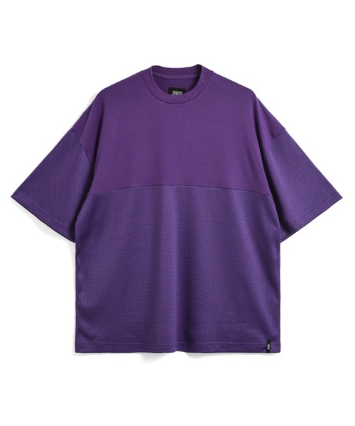 TAION（タイオン）の「【TAION(タイオン)】〈ユニセックス〉ノンダウン ジャパンスペシャル メッシュ切替 Tシャツ（Tシャツ/カットソー・メンズ・ホワイト/チャコールグレー/ブラック/パープル/ネイビー/オリーブ・S/M/L/2XL/XL）」の17枚目の写真