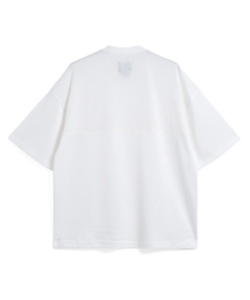 TAION（タイオン）の「【TAION(タイオン)】〈ユニセックス〉ノンダウン ジャパンスペシャル メッシュ切替 Tシャツ（Tシャツ/カットソー・メンズ・ホワイト/チャコールグレー/ブラック/パープル/ネイビー/オリーブ・S/M/L/2XL/XL）」の7枚目の写真