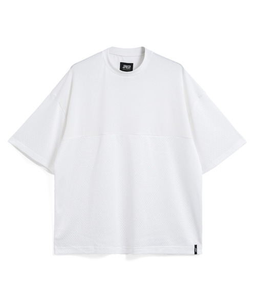 TAION（タイオン）の「【TAION(タイオン)】〈ユニセックス〉ノンダウン ジャパンスペシャル メッシュ切替 Tシャツ（Tシャツ/カットソー・メンズ・ホワイト/チャコールグレー/ブラック/パープル/ネイビー/オリーブ・S/M/L/2XL/XL）」の18枚目の写真