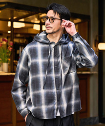 CavariA | 『CavariA/キャバリア』先染めフードシャツ(シャツ/ブラウス)