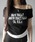 me+em select�i�~�[���Z���N�g�j�́u�y �Qcolor �z���B���e�[�W���S�����V�������C���[�h�s�V���c �^ vintage logo one-shoulder layered T-shirt�iT�V���c/�J�b�g�\�[�j�v�b�u���b�N