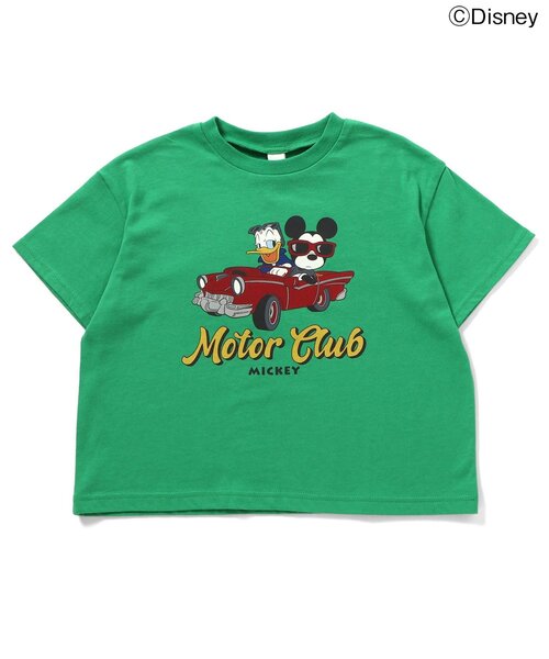 Disney（ディズニー）の「【リンク】【ディズニー】ミッキー＆フレンズ/バラエティTシャツ（Tシャツ/カットソー・キッズ・チャコール/イエロー/ピンク/グリーン/オフホワイト/ブルー・110/100/90/80/140/130/120）」の10枚目の写真