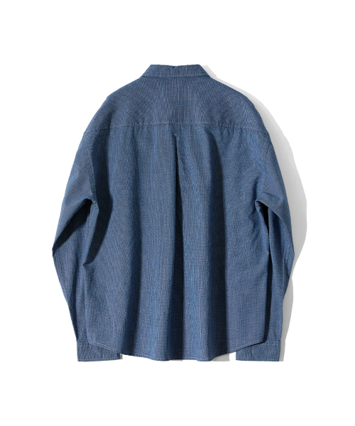 HORLISUN(ホーリーサン)の「Maili Denim Check Shirt Blue(シャツ/ブラウス・レディース・その他・LARGE/SMALL/MEDIUM)」の10枚目の写真