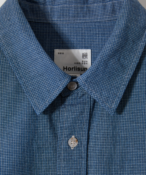 HORLISUN(ホーリーサン)の「Maili Denim Check Shirt Blue(シャツ/ブラウス・レディース・その他・LARGE/SMALL/MEDIUM)」の11枚目の写真